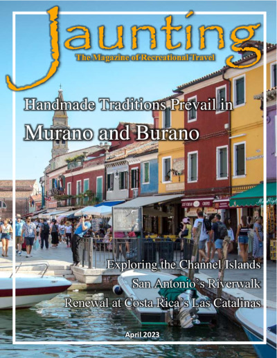Cover of the April 2023 issue of Jaunting Magazine