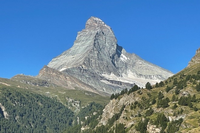 Zermatt at the foot of the Matterhorn